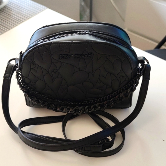 Betsey Johnson Heart Quilted Crossbody - Picture 2 of 9
